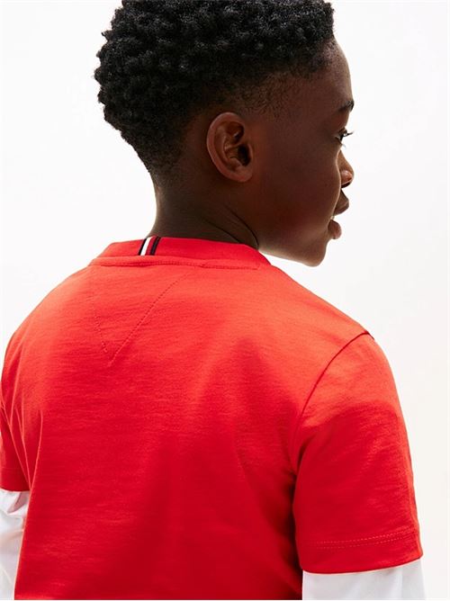 wavy flag t-shirt TOMMY HILFIGER | KB0KB10275TXL8